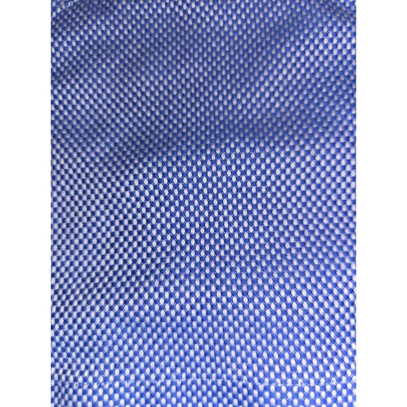 Peter Millar Mens Dress Shirt Large Blue Nanoluxe Easycare Cotton - Picture 6 of 7